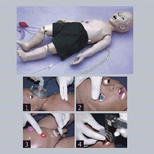 Full-featured one-year-old child senior care simulator